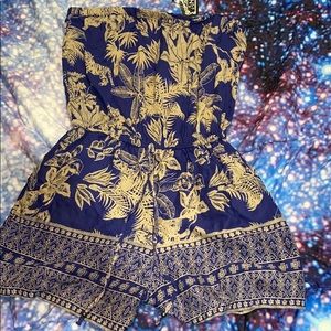 New W Tags Floral Romper